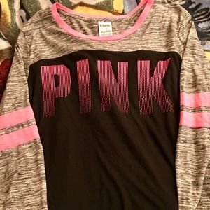Pink Victoria’s Secret long sleeve shirt
